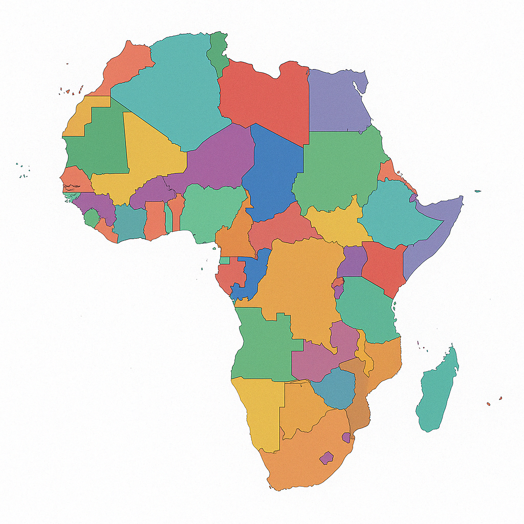 Carte de l'Afrique