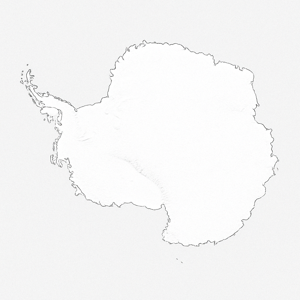 Carte de l'Antarctique
